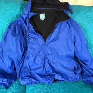 Blue Windbreaker Jacket